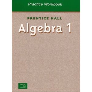 Prentice Hall Algebra 1 Staff (2000 Trade Paperback, Workbook) practice workbook